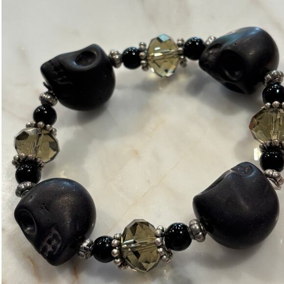 Halloween Bracelets (3) 2-Orange; 1- Black - Picture 3 of 5